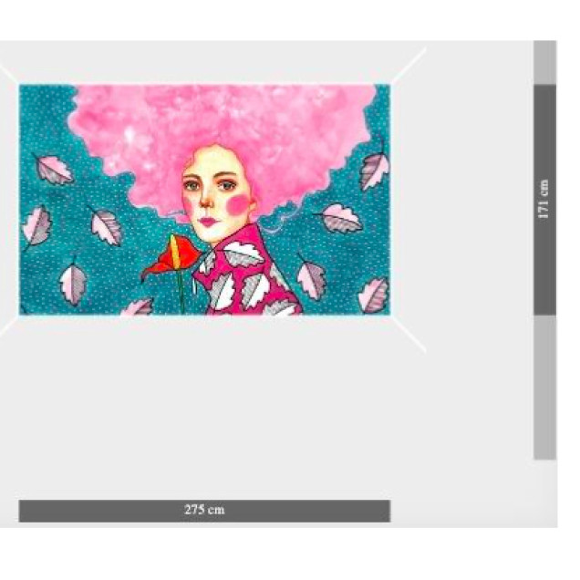 Fototapet cu design artistic vibrant