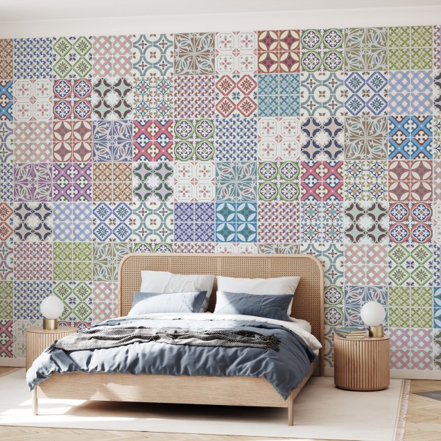 Tapet cu modele marocane - Moroccan Tiles II
