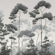 Scandinavian Woodland - Ash Green, Photowall