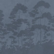 Scandinavian Woodland - Navy Blue, Photowall