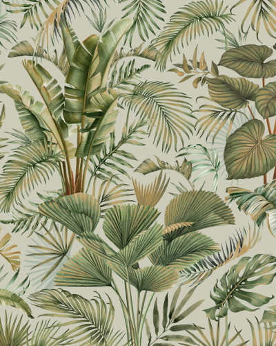 Fototapet cu design savana Manaus, verde