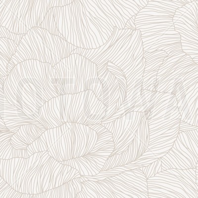 Fototapet cu design floral delicat într-un dormitor