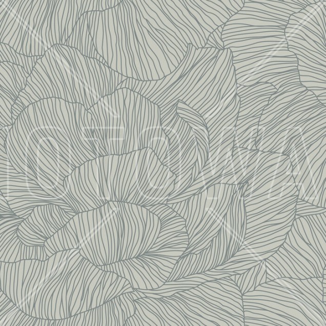 Fototapet cu flori delicate Rose, Winter Spruce, design modern