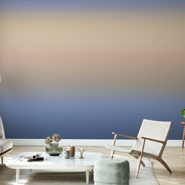 Tapet Miami, Horizon cu un design minimalist in nuante pastelate