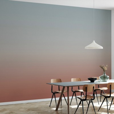 Wallpaper modern cu nuante delicate de roz si gri, perfect pentru a crea o atmosfera relaxanta si primitoare.