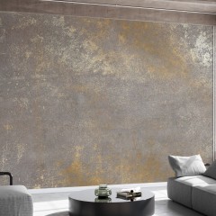 Fototapet Gold on Concrete Wall, personalizat, Photowall
