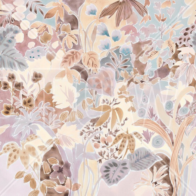 Tapet cu design floral minimalist Eve's Foliage