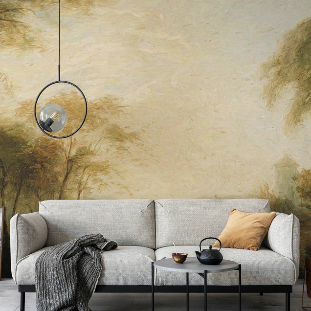 Wallpaper Lush Scenery cu un peisaj luxuriant
