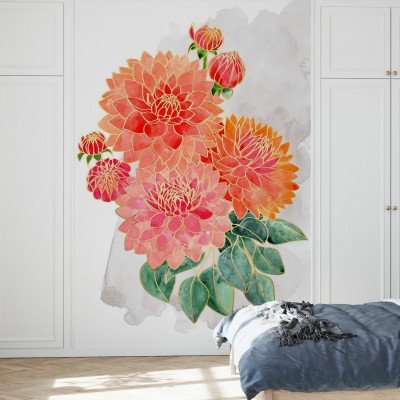 Fototapet Decorative Flower II, Personalizat, Photowall, Fototapet living 