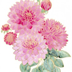 Fototapet Decorative Flower IV, Personalizat, Photowall