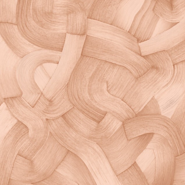 Wallpaper abstract cu nuanțe de piersică