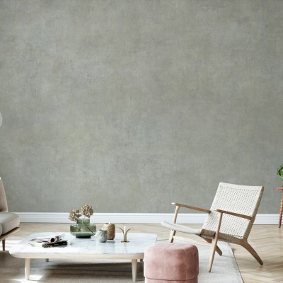 Tapet cu textură de piatră veche în nuanțe de gri, perfect pentru decorarea unui living modern