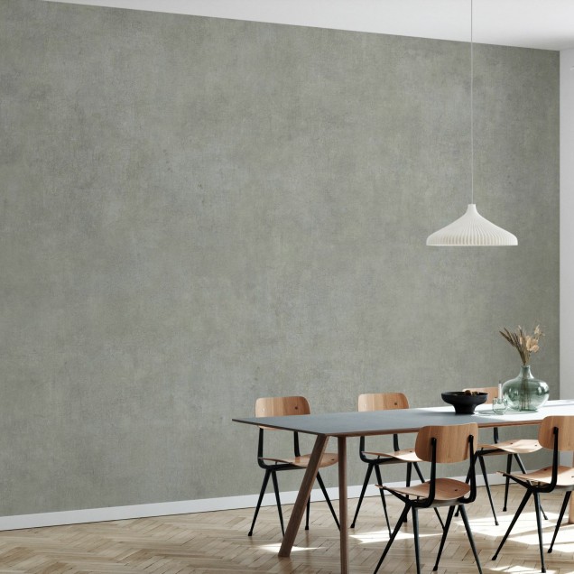 Tapet cu textură de piatră veche în nuanțe de gri, perfect pentru decorarea unui living modern