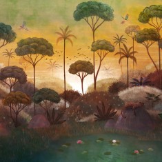 Fototapet Jungle Night, personalizat, Photowall