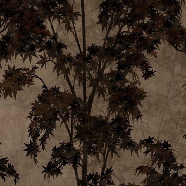 Tapet cu design grafic al copacilor - Maple Dreams