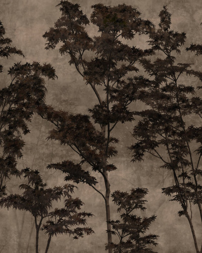 Tapet cu design grafic al copacilor - Maple Dreams