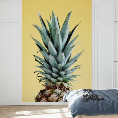 Fototapet Pineapple Yellow III, Personalizat, Photowall, Fototapet living 