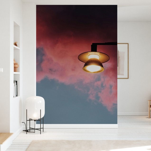 Tapet cu un design modern Twilight Pink