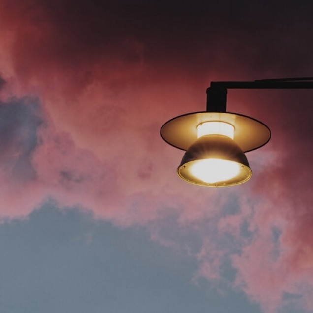 Tapet cu un design modern Twilight Pink