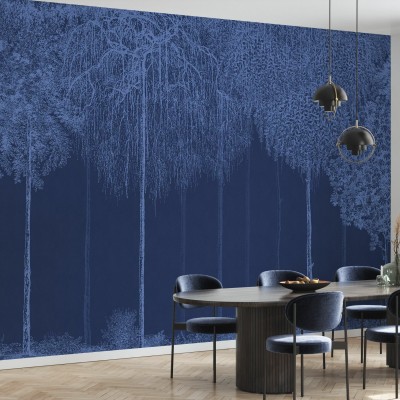 Trees Cascade, Lazuli, wallpaper