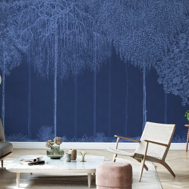 Trees Cascade, Lazuli, wallpaper