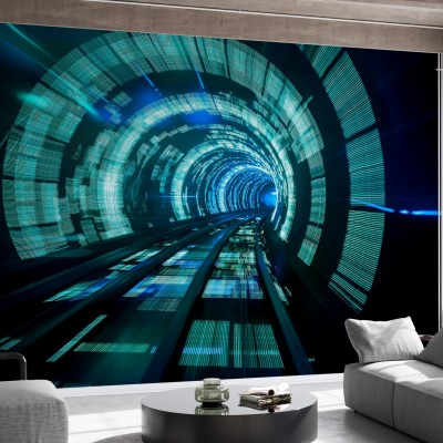 Wallpaper abstract cu tunel vibrant