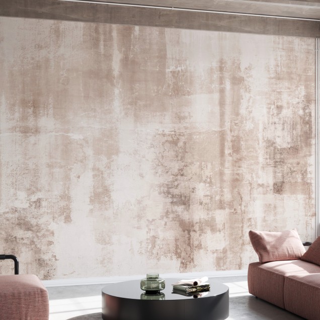 Tapet modern Grunge Wall Blush cu design minimalist si textură subtilă