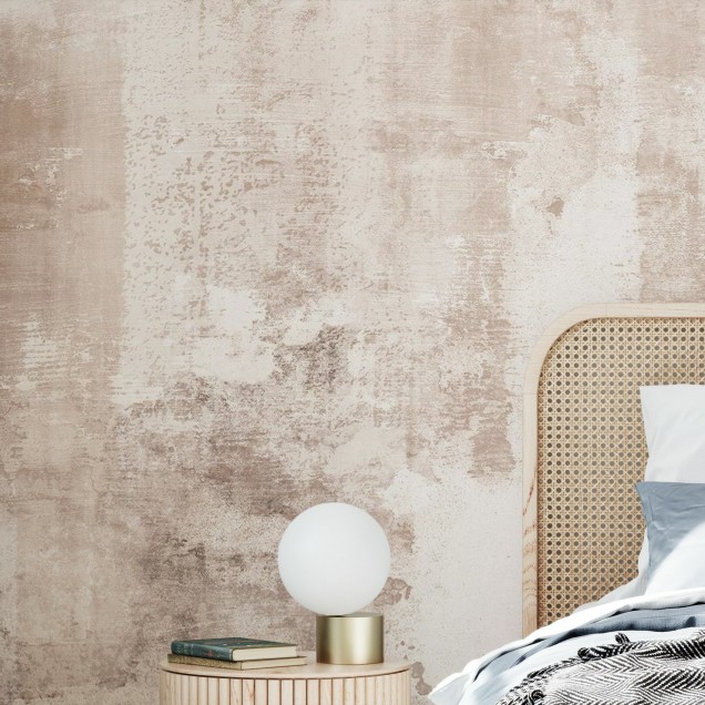 Tapet modern Grunge Wall Blush cu design minimalist si textură subtilă