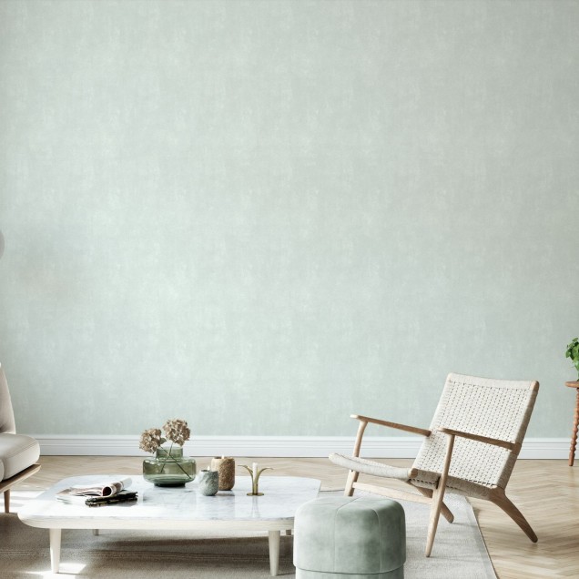 Tapet Ease, Mint, cu aspect simplu și elegant, perfect pentru a crea un spațiu relaxant.