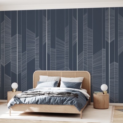 Tapet modern cu design geometric 