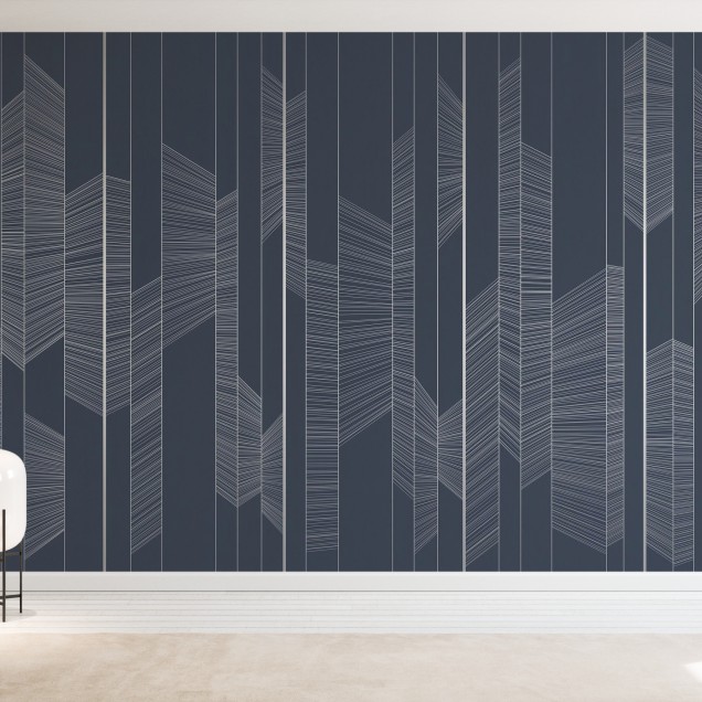 Tapet modern cu design geometric 