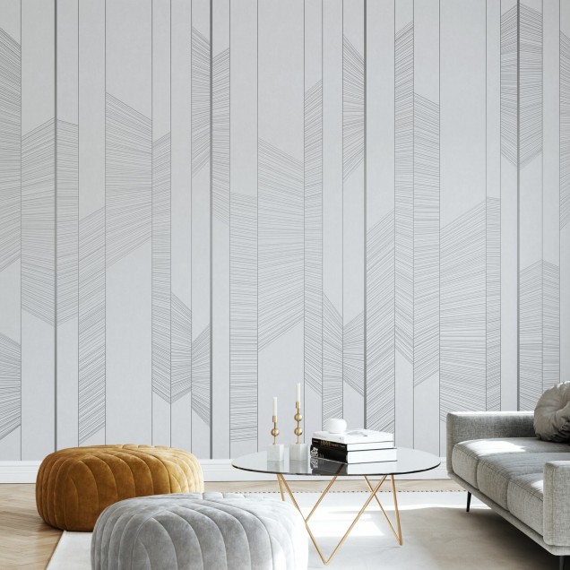 Imaginea prezintă un wallpaper cu design minimalist cu linii subtile și grafice, perfect pentru a adăuga eleganță oricărei încăperi.