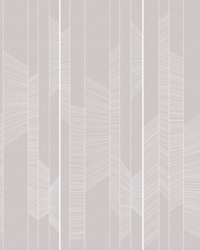 Wallpaper cu linii subtile în nuanțe de gri, perfect pentru un living modern