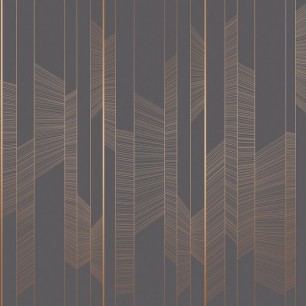 Fototapet Illuminated Lines, Rose Gold on Mole, Photowall
