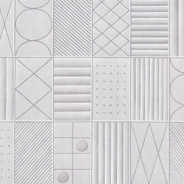 Tapet abstract cu design texturat, cu forme geometrice simple și un design texturat, în tonuri neutre, imitând betonul.