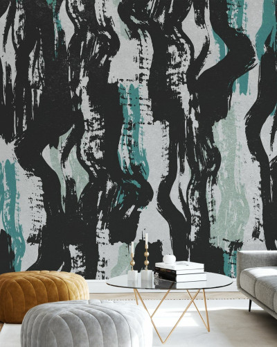 Tapet Nothing Like the 90s, Aquatic cu design modern si vibrant.