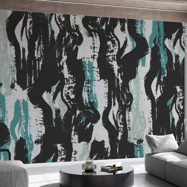 Tapet Nothing Like the 90s, Aquatic cu design modern si vibrant.