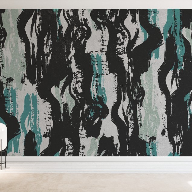 Tapet Nothing Like the 90s, Aquatic cu design modern si vibrant.