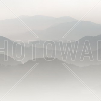 Fototapet Velvet Mountains, Blue, Photowall