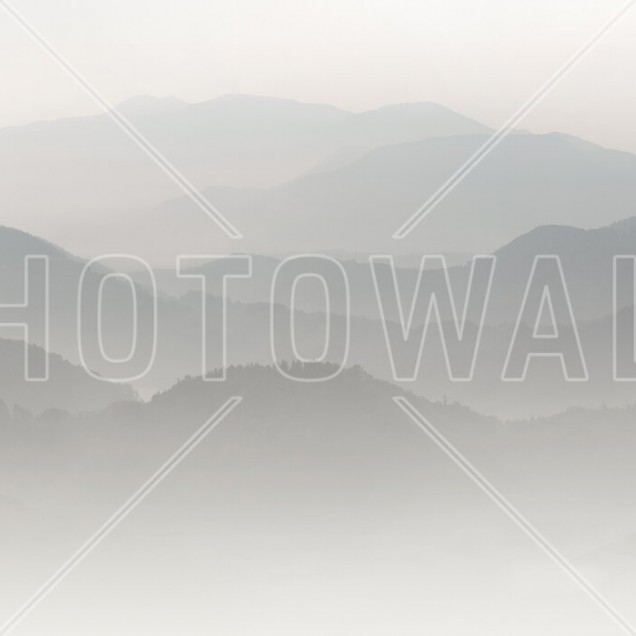 Fototapet Velvet Mountains, Blue