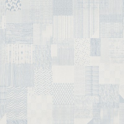Inspiration Notebook, Blue tapet cu design modern și abstract, cu o culoare albastră delicată și modele geometrice sofisticate.