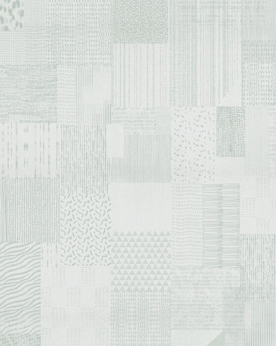Tapet geometric abstract verde deschis, Inspiration Notebook, Green