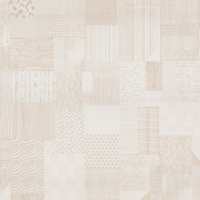 Tapet geometric Inspiration Notebook, Khaki, in nuante de bej si maro
