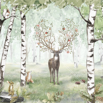 Fototapet Amazing Antlers, Summer, Photowall