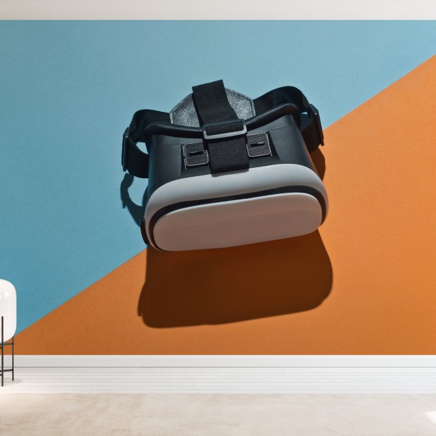 Fototapet Virtual Reality Simulator, Photowall - design modern cu accente de culoare vibrante.