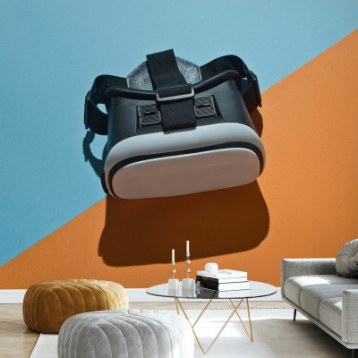 Fototapet Virtual Reality Simulator, Photowall - design modern cu accente de culoare vibrante.