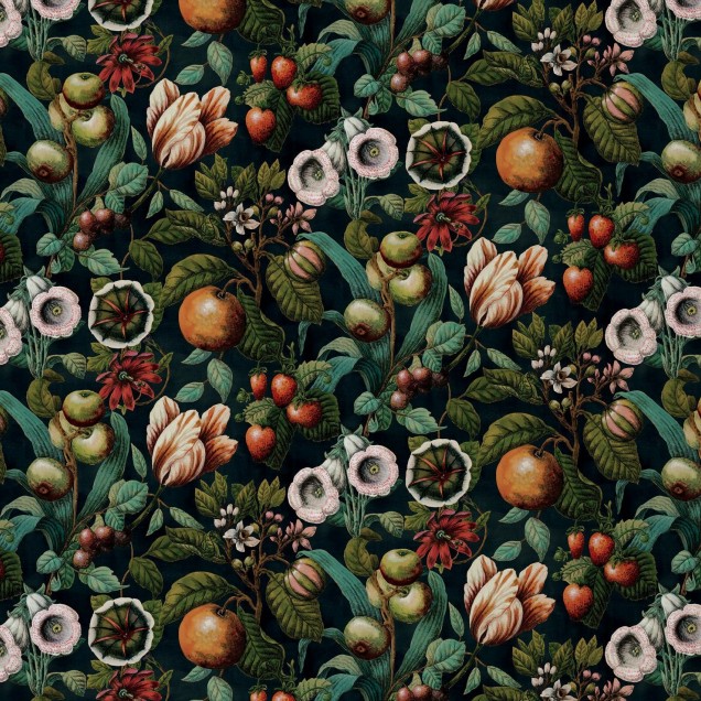 Tapet cu design floral extravagant - Frivolous Fruits