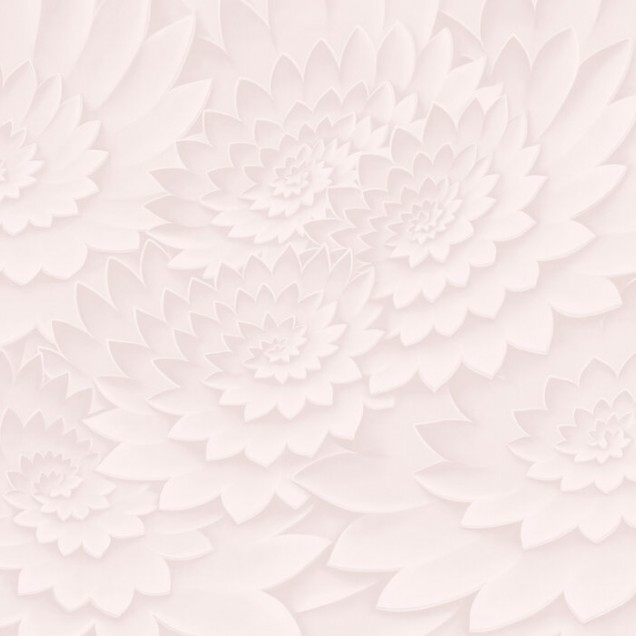 Tapet floral roz cu textură 3D