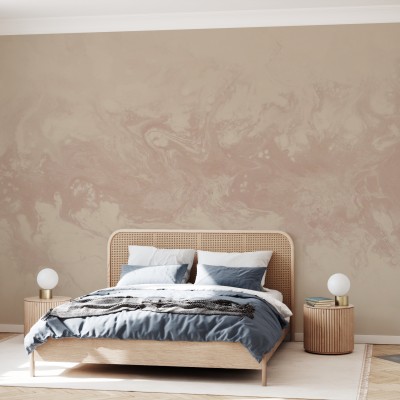 Wallpaper cu design Desert Dunes, cu o textura delicata in nuante neutre si accente de marmura.