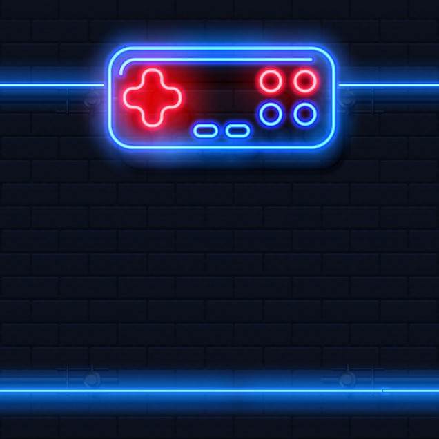 Video Game Frame Photowall, tapet modern cu lumină neon, design minimalist
